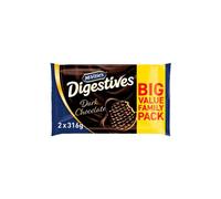 (Pack Of 6) McVitie's Dark Chocolate Digestive Biscuits 2x316g