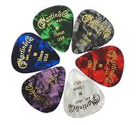 Pack of 6 Medium Plectrums - Assorted Colours