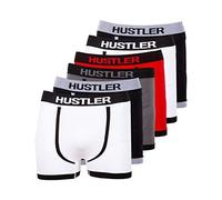 Pack of 6 Men's Ultra Stretch Fit Fashion Boxer Trunks/Shorts (Large, Hustler)