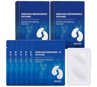 Pack of 6 Micro Needle Patches,Nano Microneedle Patch for Under Eye,Anti Wrinkle Eye Patches with Hyaluronic Acid & Glycerin, Eye Care Dissolving Microneedle Eyes Patches for Dark Circles & Puffy Eyes