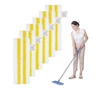 Pack of 6 Microfibre Floor Cloths for Kärcher Steam Cleaners, Microfibre Replacement Pads Compatible with EasyFix SC1, SC2, SC3, SC4, SC5 Steam Cleaners, Suitable for Most Flooring