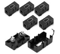 Pack of 6 Midi Fuse Holder, Fuse Box, Car Mega Fuse Holder, Fuse Holder for High Current Fuse, Fuse Block for Car, Truck, Construction Vehicles