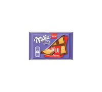 (Pack Of 6)Milka Lu Biscuits with Chocolate Delicious Tasty And Treat
