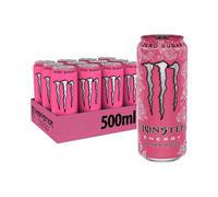 ( Pack Of 6) Monster Energy Ultra Rosa Energy Drink 500ml