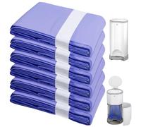 Pack of 6 Nappy Bin Refill Film Compatible with Basket, 16 L Refill Bag, Refill Film, Nappy Bin, Rubbish Bag, Nappy Bag, 12 m Long Nappy Disposal Bags