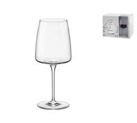 Pack Of 6 Nexo Glass Goblets For Red Wine 45Cl Transparent Bormioli Rocco
