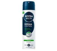 Pack of 6 - NIVEA MEN Deodorant Spray, Antiperspirant, Up to 72 Hours Protection - Derma Control Sensitive - 150 ml
