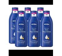Pack Of 6 NIVEA Rich Nourishing Body Lotion - 400ml.