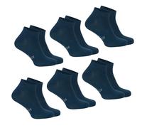 Pack of 6 Pairs of My Petit Prix Plain Socks Navy Blue