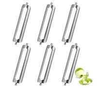 Pack of 6 Peeler Tupper, Peeler for Tupperware Replacement Parts, Stainless Steel Peeler Replacement Blades, Replacement Blade for Potato Peeler, Vegetable Peeler, Turbo Paring Knife, Orange Peeler