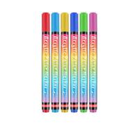 Pack Of 6 Pet Friendly Nails Art Pens Fast Drying Polish Colouring Brush For Dog Great For Pet Salon Grooming Supply Dog Nail Decoration