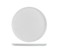 Pack of 6 Pizza Plates in Stoneware/White Stoneware 33 cm H&H