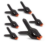 Pack of 6 Plastic Spring Grip Clamps 3 Inches Quick Grip Craft Wood Work Clamp