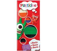 PACK OF 6 - Plasticine Basix 6 Colour Pack (80g)