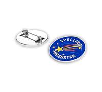 Pack of 6 Quality Spelling School Badges