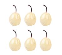Pack Of 6 Realistic Pear Models For Home And Restaurant Decoration Perfect For Display And Photography Property Restaurant Display Fruits