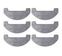 Pack of 6 Replacement Wipes for Proscenic Q8/Q8 Max, for MONSGA MS1 Max/Ultenic D10/Lubluelu L15/Trouver E10/Mova E10/Mamibot EXVAC700 Pioneer/Liectroux M70 Pro Robot Vacuum Cleaner Replacement