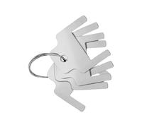 Pack of 6 Restroom Dispenser Sturdy Stainless Steel Commercial Grade with Keychains for Maintenance Professional Paper Towel Dispenser