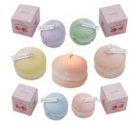 Pack of 6 Scented Candles Gift Set, Sweet Macaron Scented Candles, Gifts for Women, for Christmas, Birthday, Wedding, Yoga Decor