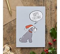 Pack of 6 Schnauzer Christmas Cards
