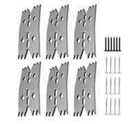 Pack of 6 Slub Clamps Dog Holds Clamps for Woodworking and Treats Panels to Sharpen Teeth for Wood Projects