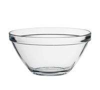 6X Stackable Glass Cups Pompeii 17 Cm Bormioli Rocco