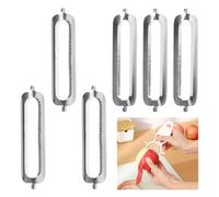 Pack of 6 Stainless Steel Replacement Blades for Peeler Tupper, Peeler for Tupperware Replacement Parts, Stainless Steel Replacement Blades, Peeler Blades, Replacement Blade for Potato Peeler