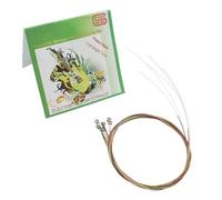 Pack of 6 Stainless Steel Texture Core Strings Suitable for Music Instrument