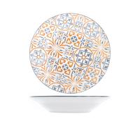 Pack of 6 Stoneware/Gres Plates Capri Bottom Cm21 H&H