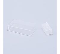 Pack of 6 Tic Tac Box - Small Bead Storage Containers - 50mm x 27mm - P00527
