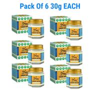 (Pack Of 6) Tiger Balm Pain Relief White Ointment - 30g EACH