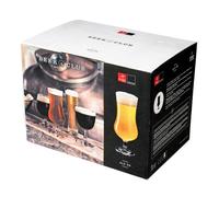 Pack Of 6 Transparent Glass Beer Ale Goblets 50 ormioli Rocco