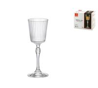 Pack of 6 transparent glass glasses model America '20 by the brand