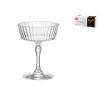 Pack Of 6 Transparent Glass Goblets Model America '20 Fizz