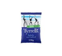 (Pack Of 6) Tyrrell's Lightly Sea Salted Crisps 150g