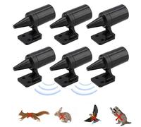 Pack of 6 Ultrasonic Whistles Boar Repeller - Ultrasonic Warning for Animals Like Boar, Deer, Foxes, Rabbits - Effective Ultrasound Against Animals on the Road