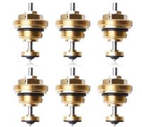 Pack of 6 Underfloor Heating Manifolds Return Pin Valve Insert M30 x 1.5: Return Pin Valve Insert for UFH Actuator Underfloor Heating Manifold