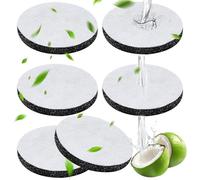 Pack of 6 Water Filters for Brita Fill & Go Water Filter Bottles Carafes, Reduce Chlorine, Microparticles and Other Impurities