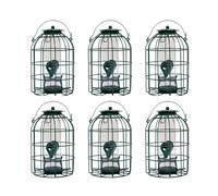 Pack of 6 Wild Bird Seed Feeder Cage with Squirrel Guard