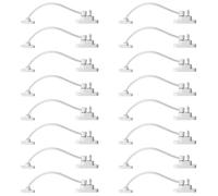 Pack of 6 Window Restrictor Security Lock, Child Safety Cable Window Lock with Keys for UPVC Wood Aluminium Frames Baby Toddler Pet Safety Guard for Home Office School(16Pack)
