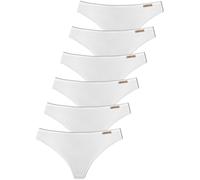 Pack of 6 Women's Thong earth by comazo earth 10460276401 10-18 3 colours