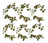Pack Of 6 X 160Cm Artificial Watermelon Peperomia Leaf Garland Hanging Decoration