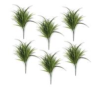 Pack of 6 x 30cm Fire Resistant Artificial Grass Stem