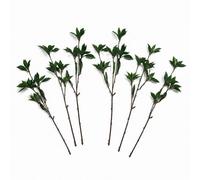 Pack Of 6 X 55Cm Artificial Laurel Leaf Spray Stem