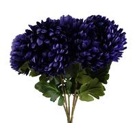 Pack of 6 x 75cm Extra Large Reflex Chrysanthemum - Purple