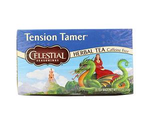 Pack of 6 x Celestial Seasonings Herbal Tea - Tension Tamer - Caffeine Free - 20 Bags