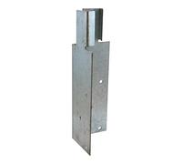 Pack of 6 x Galvanised Mortice Arris Rail Brackets (200mm x 62mm x 62mm)