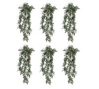 Pack of 6 x Hanging UV and Fire Resistant Artificial Angel Plant 76cm