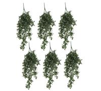 Pack of 6 x Hanging UV and Fire Resistant Artificial Peperomia Plant 68cm