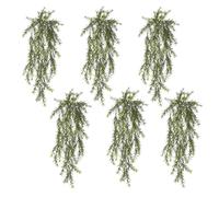 Pack of 6 x Hanging UV and Fire Resistant Artificial Spider Fern Plant 78cm